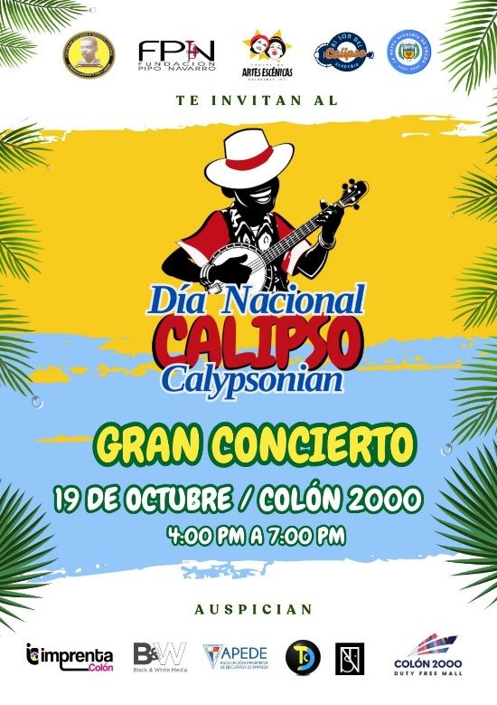 Afiche promocional del Día del Calypso
