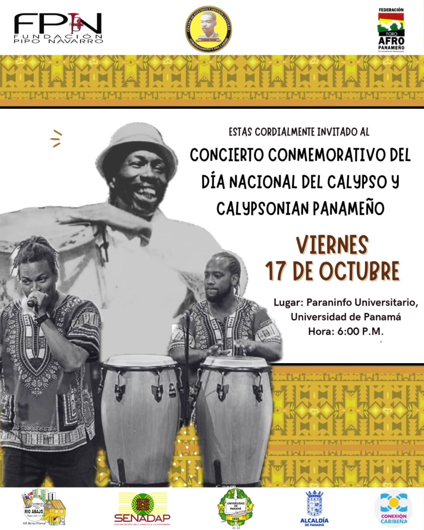 Artistas en el Concierto Conmemorativo del Día Nacional del Calypso 2025