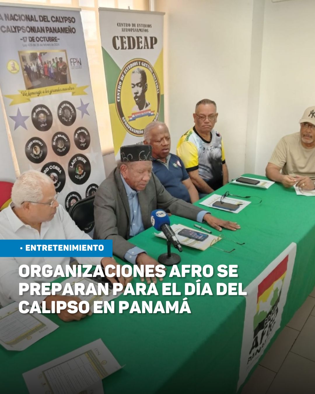 Organizaciones afropanameñas presentan las actividades del Día Nacional del Calipso
